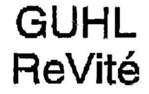 GUHL ReVité Logo (DPMA, 03/12/2003)