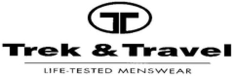Trek & Travel LIFE-TESTED MENSWEAR Logo (DPMA, 13.03.2003)
