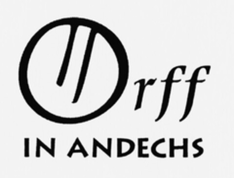 Orff IN ANDECHS Logo (DPMA, 30.04.2004)