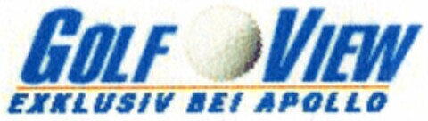 GOLF VIEW EXKLUSIV BEI APOLLO Logo (DPMA, 30.12.2004)