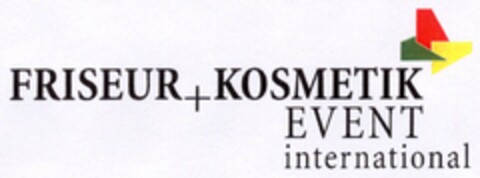 FRISEUR+KOSMETIK EVENT international Logo (DPMA, 08.03.2005)