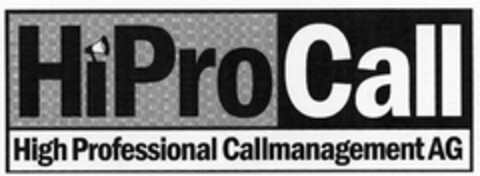 HiProCall High Professional Callmanagement AG Logo (DPMA, 09/08/2005)