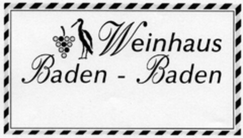 Weinhaus Baden - Baden Logo (DPMA, 08/16/2005)