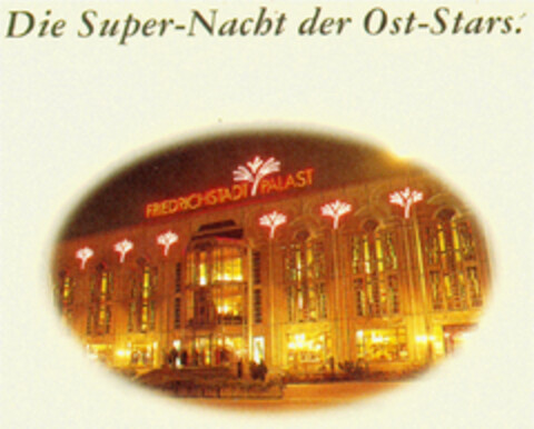 Die Super-Nacht der Ost-Stars. Logo (DPMA, 10/18/1995)