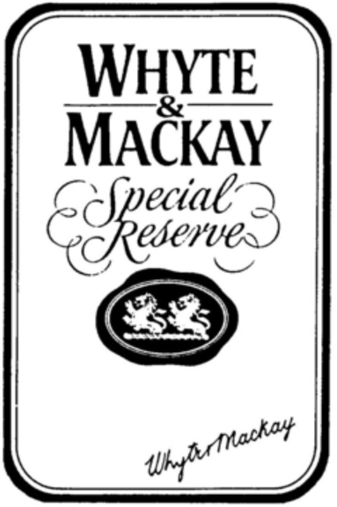 WHYTE & MACKAY Logo (DPMA, 02/23/1996)