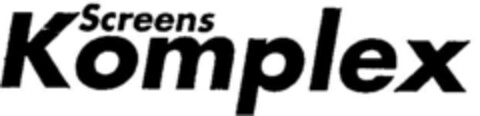 Screens Komplex Logo (DPMA, 20.02.1997)