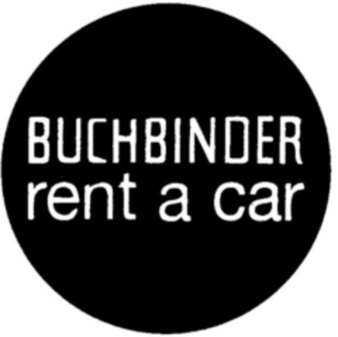 BUCHBINDER rent a car Logo (DPMA, 06/23/1997)