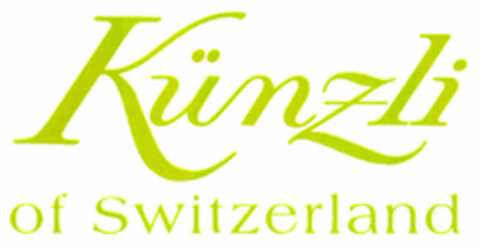 Künzli of Switzerland Logo (DPMA, 20.01.1998)