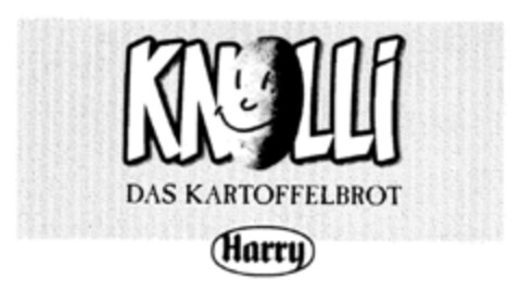 KNOLLi DAS KARTOFFELBROT Harry Logo (DPMA, 23.06.1998)