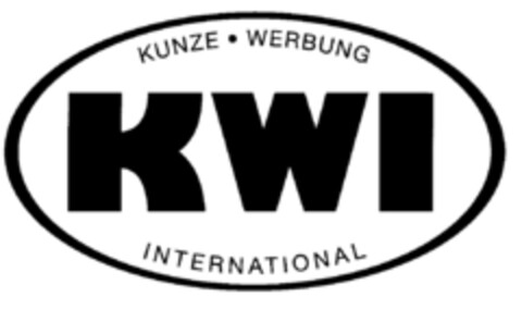 KWI KUNZE WERBUNG INTERNATIONAL Logo (DPMA, 23.07.1998)