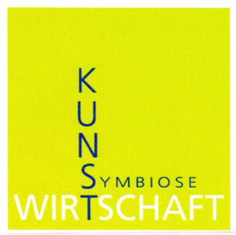 KUNST SYMBIOSE WIRTSCHAFT Logo (DPMA, 10/07/1999)