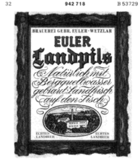 EULER Landpils Logo (DPMA, 27.12.1974)