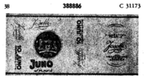 JUNO Logo (DPMA, 18.02.1928)