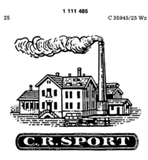 C.R. SPORT Logo (DPMA, 18.12.1986)