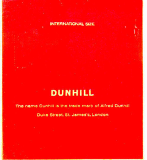 DUNHILL Logo (DPMA, 12/06/1967)