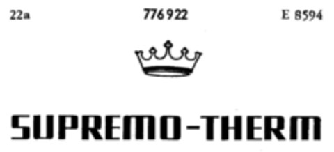 SUPREMO-THERM Logo (DPMA, 06/06/1962)