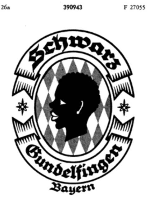 Schwarz Gundelfingen Logo (DPMA, 07.06.1928)