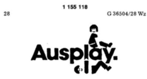 Ausplay Logo (DPMA, 02.03.1989)