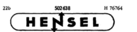 HENSEL Logo (DPMA, 08.04.1938)