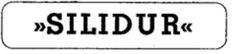 >>SILIDUR<< Logo (DPMA, 08/13/1938)