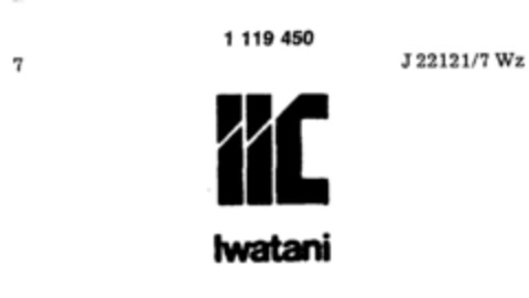 Iwatani Logo (DPMA, 08/04/1987)