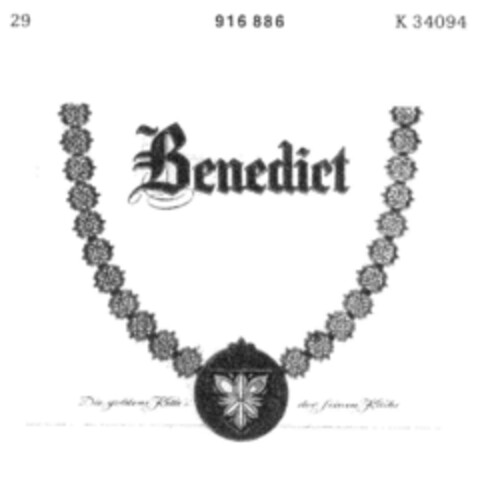 Benedict Logo (DPMA, 12.01.1973)