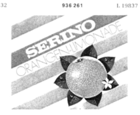 SERINO ORANGEN-LIMONADE Logo (DPMA, 18.04.1974)