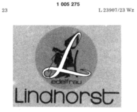edelfrau Lindhorst Logo (DPMA, 01/09/1980)