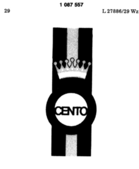 CENTO Logo (DPMA, 19.01.1985)