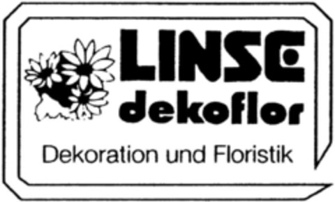 LINSE dekoflor Logo (DPMA, 17.04.1991)