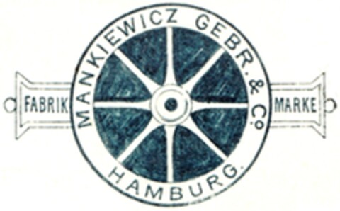 MANKIEWICZ GEBR. & CO HAMBURG FABRIKMARKE Logo (DPMA, 23.01.1896)