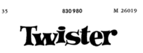 Twister Logo (DPMA, 21.04.1966)