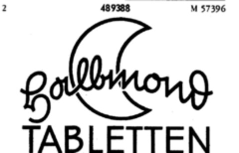 halbmond TABLETTEN Logo (DPMA, 09.05.1936)