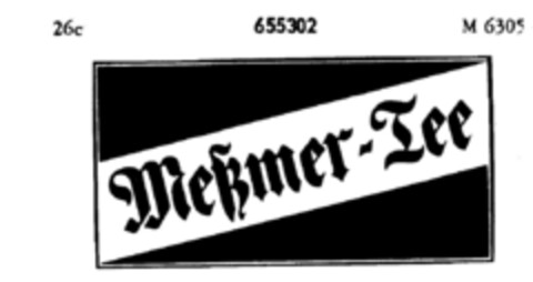 Meßmer-Tee Logo (DPMA, 05/04/1953)