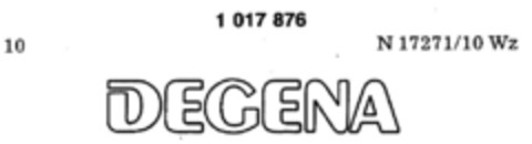 DEGENA Logo (DPMA, 08.11.1980)