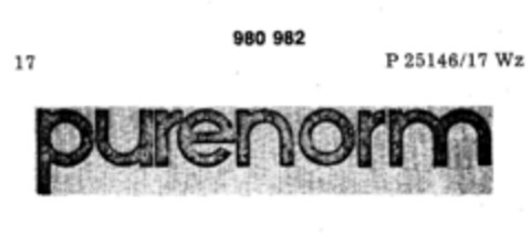 purenorm Logo (DPMA, 10.02.1978)