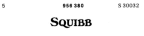 SQUIBB Logo (DPMA, 02.07.1976)