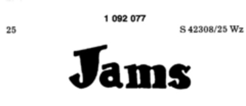 Jams Logo (DPMA, 09/17/1985)