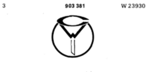 CW Logo (DPMA, 04.04.1972)