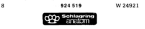 Schlagring anatom Logo (DPMA, 11.04.1973)