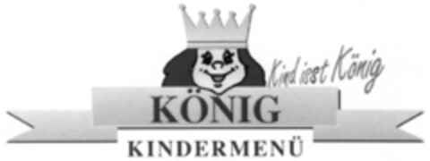 KÖNIG KINDERMENÜ Kind isst König Logo (DPMA, 07.12.2009)