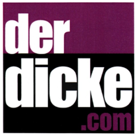 der dicke.com Logo (DPMA, 11/09/2011)