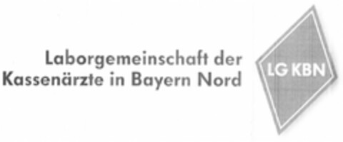 Laborgemeinschaft der Kassenärzte in Bayern Nord LG KBN Logo (DPMA, 01/04/2013)