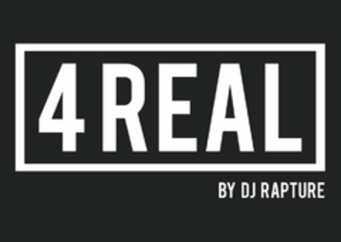 4REAL BY DJ RAPTURE Logo (DPMA, 15.02.2016)