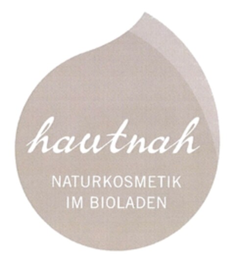 hautnah NATURKOSMETIK IM BIOLADEN Logo (DPMA, 13.07.2017)