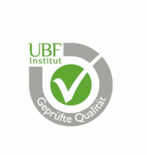 UBF Institut Geprüfte Qualität Logo (DPMA, 04.07.2017)