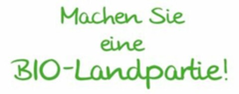 Machen Sie eine BIO-Landpartie! Logo (DPMA, 02.11.2021)