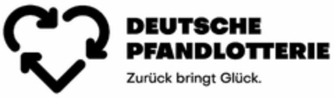 DEUTSCHE PFANDLOTTERIE Zurück bringt Glück. Logo (DPMA, 15.06.2022)