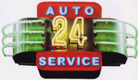 AUTO 24 SERVICE Logo (DPMA, 08/13/2002)