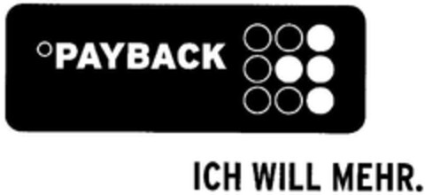 PAYBACK ICH WILL MEHR. Logo (DPMA, 30.08.2002)